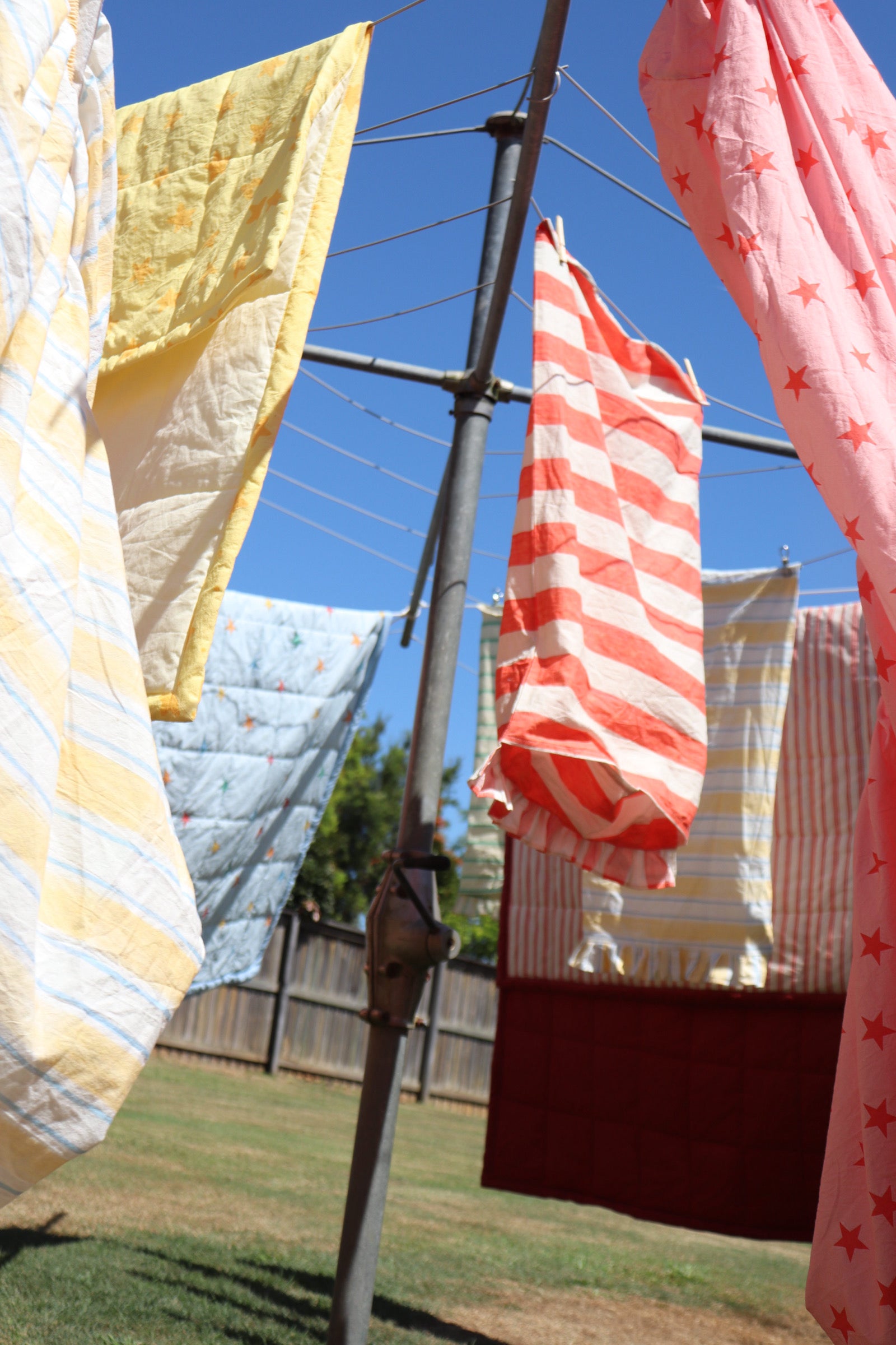 Cherry Stripe Pillow Case Separates