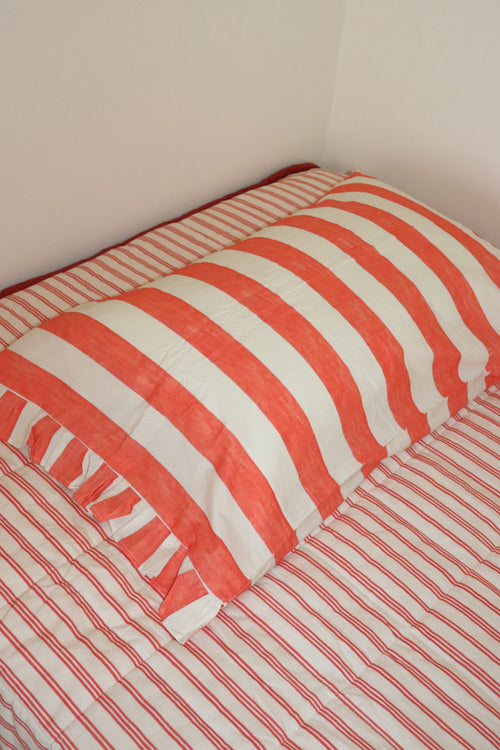 Cherry Stripe Pillow Case Separates