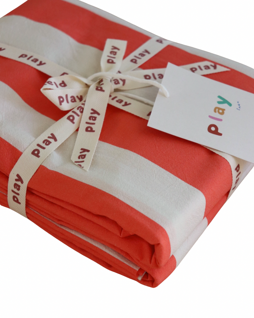 Cherry Stripe Flat Sheet Separates