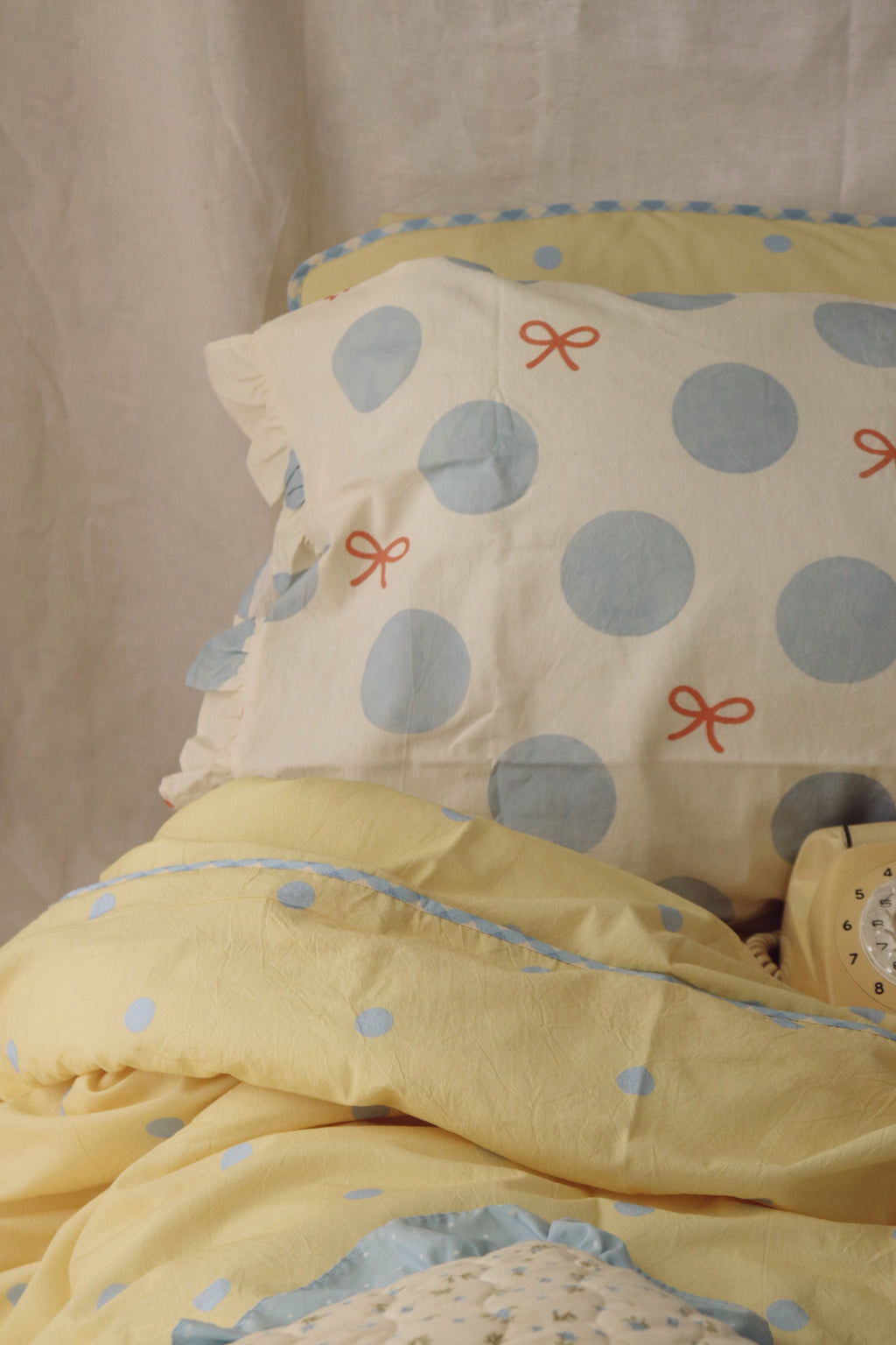 PRE ORDER Butter Dot Duvet Set