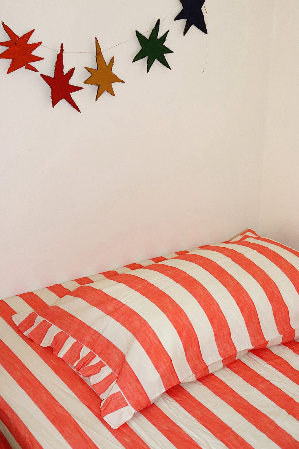Cherry Stripe Pillow Case Separates